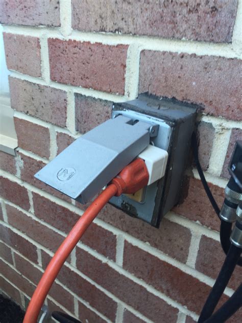 how to fit a metal gfci box into granite countertops|attaching outlet to granite.